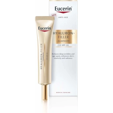 Eucerin HYALURON-FILLER+ELASTICITY Augencreme 1×15 ml, LSF 15