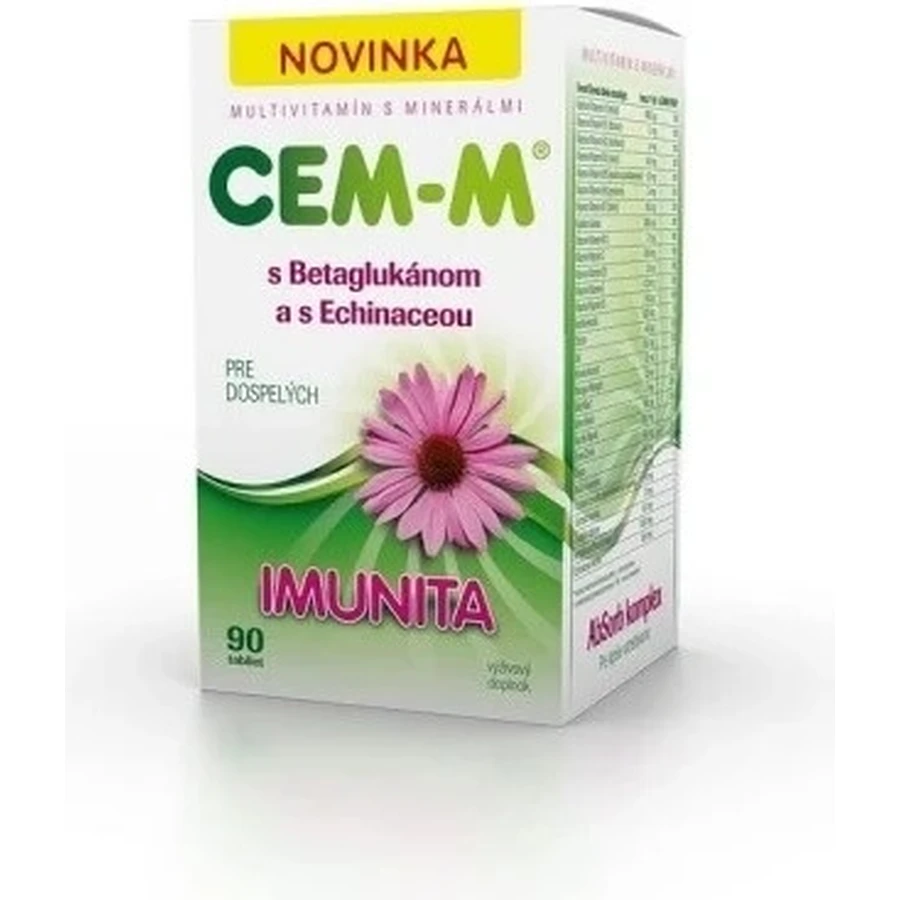 CEM-M for Adults Immunity 1×90 tbl, multivitamine avec minéraux