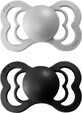 BIBS Supreme Silicone Cloud/Black 1&#215;2pcs - size 1