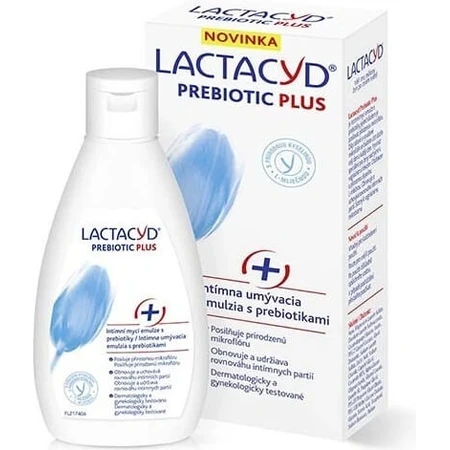 Lactacyd intieme reinigingsemulsie met prebiotica Pharma Prebiotic Plus 1×250 ml, intieme reinigingsemulsie