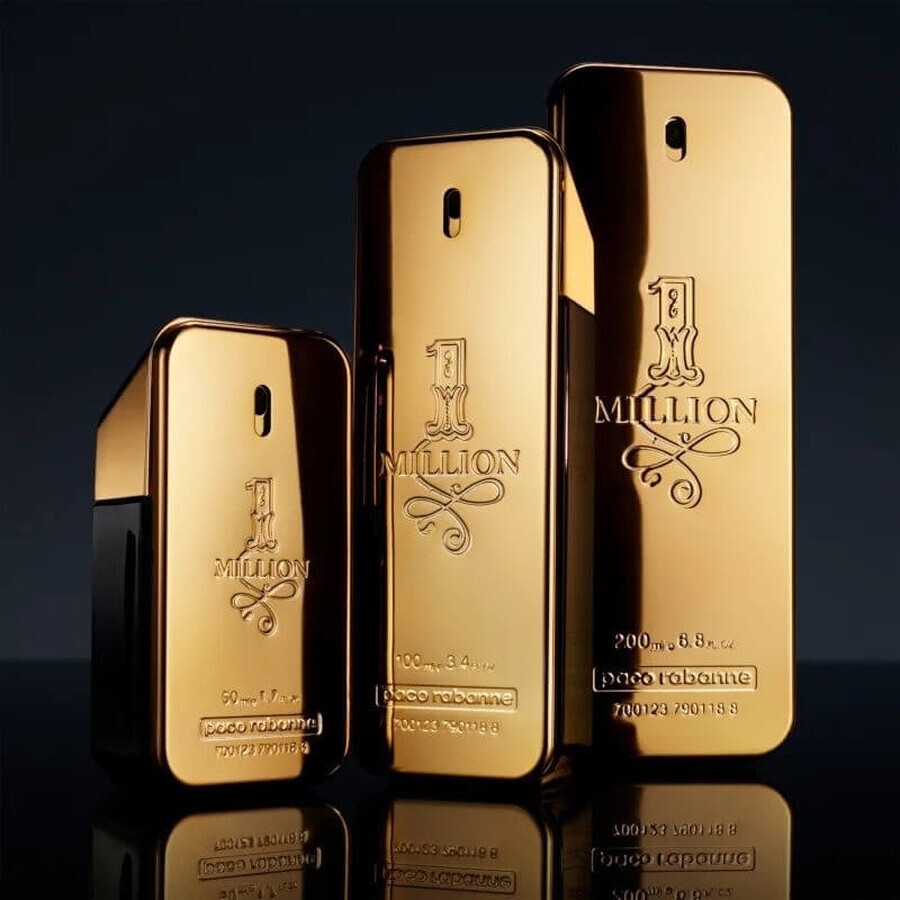 Paco Rabanne 1 Million Edt 50ml 1×50 ml, eau de toilette Paco Rabanne 1 Million Edt 50ml 1×50 ml, eau de toilette