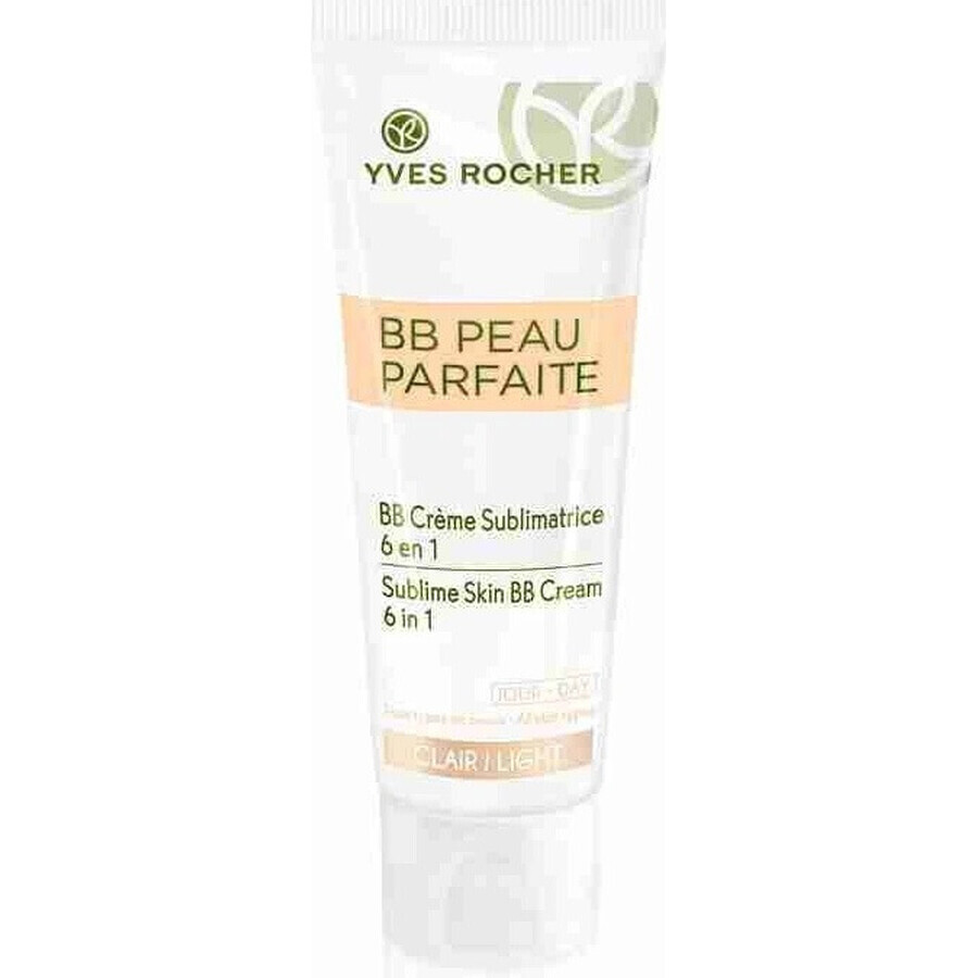 Yves Rocher BB cream for flawless complexion Light 6 in 1 shade Light 1×50 ml, crème hydratante pour la peau