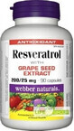 WEBBER NATURALS Resveratrolo 200 mg 1&#215;90 cps, integratore alimentare