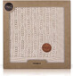 CEBA Knitted blanket in gift box 90 x 90 beige herringbone 1&#215;1, 100% cotton
