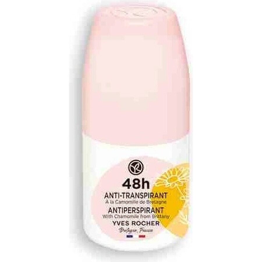 Yves Rocher Antiperspirant 48 h with chamomile 1×50 ml, antiperspirant