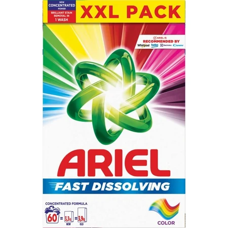 Ariel poeder 3.3kg/60PD Kleur 1×3.3 kg poeder