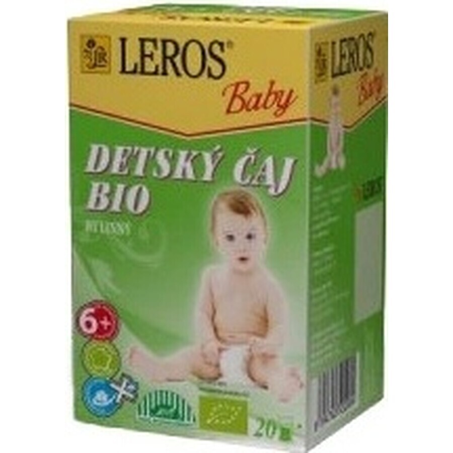 LEROS BIO CHILDREN'S HERBAL TEA+ 20×2 g, ceai de plante pentru copii