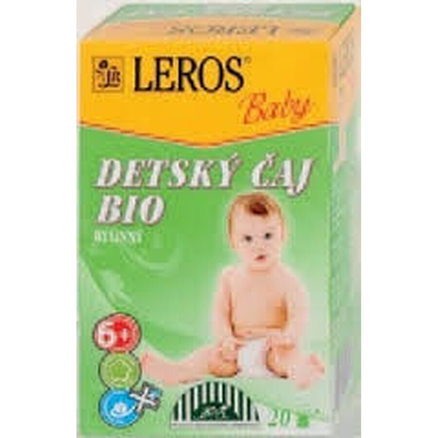 LEROS BIO CHILDREN'S HERBAL TEA+ 20×2 g, ceai de plante pentru copii