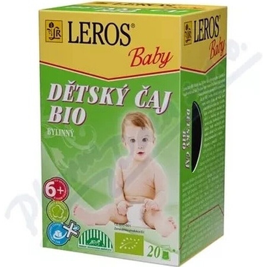 LEROS BIO CHILDREN'S HERBAL TEA+ 20×2 g, ceai de plante pentru copii
