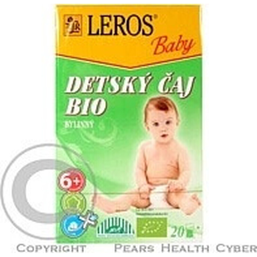 LEROS BIO CHILDREN'S HERBAL TEA+ 20×2 g, ceai de plante pentru copii