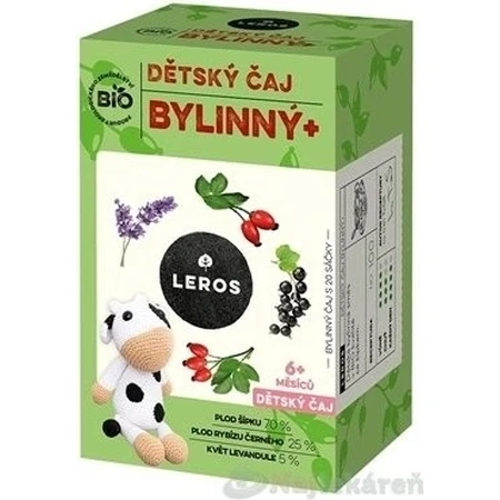 LEROS BIO KINDERKRÄUTERTEE+ 20×2 g, Kräutertee für Kinder
