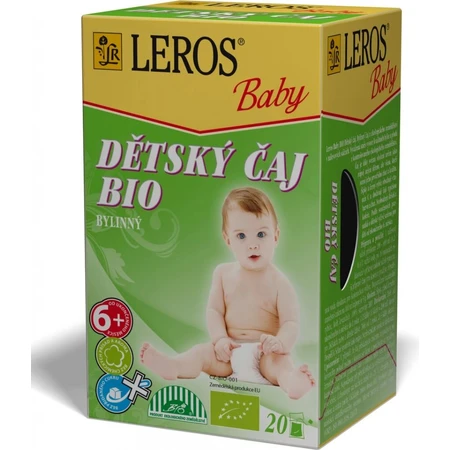 LEROS BIO KINDERKRÄUTERTEE+ 20×2 g, Kräutertee für Kinder