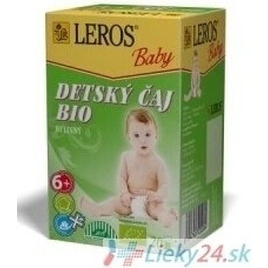 LEROS BIO CHILDREN'S HERBAL TEA+ 20×2 g, ceai de plante pentru copii
