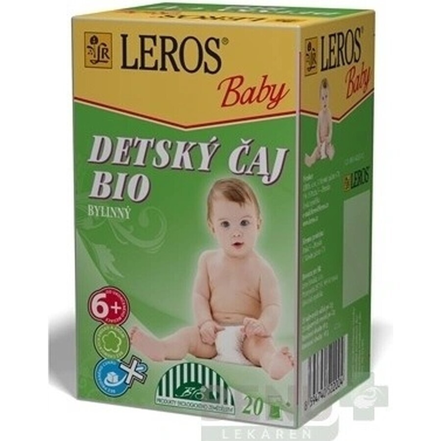 LEROS BIO CHILDREN'S HERBAL TEA+ 20×2 g, ceai de plante pentru copii