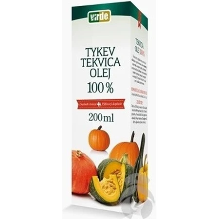 VIRDE Calabaza 100% aceite 1×200 ml, complemento alimenticio