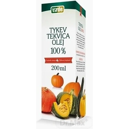 VIRDE Calabaza 100% aceite 1×200 ml, complemento alimenticio