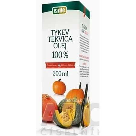 VIRDE Calabaza 100% aceite 1×200 ml, complemento alimenticio