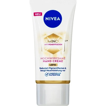 Nivea Luminous hand cream contre les taches pigmentaires 1×1 pc