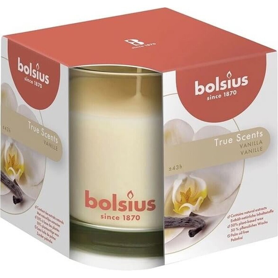 Bolsius Aromatic 2.0 Bottle 95x95mm Vanilla, scented candle 1×1 pc, scented candle Bolsius Aromatic 2.0 Bottle 95x95mm Vanilla, scented candle 1×1 pc, scented candle