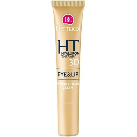 DERMACOL HYALURON THERAPY 3D Contorno de ojos y labios 1×15 ml, crema para los ojos
