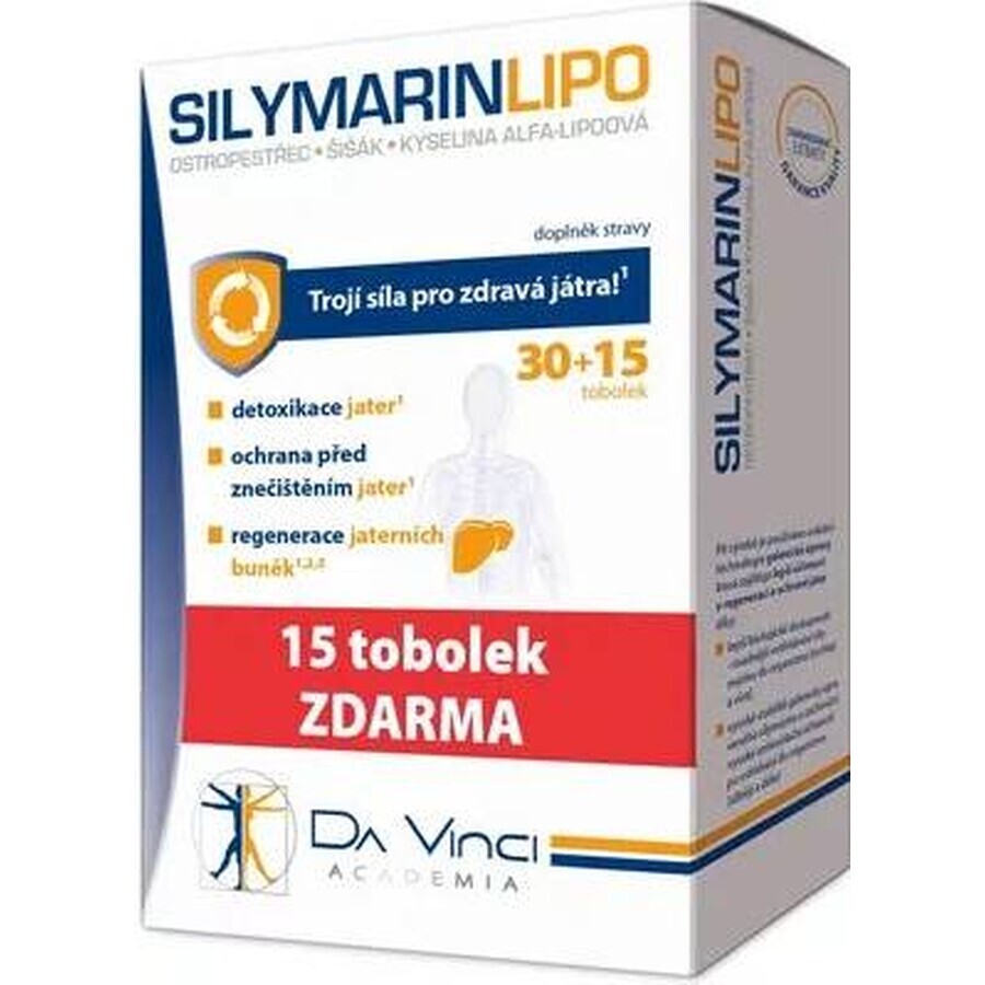 SILYMARIN LIPO - Da Vinci Academia 1×30+15 tbl