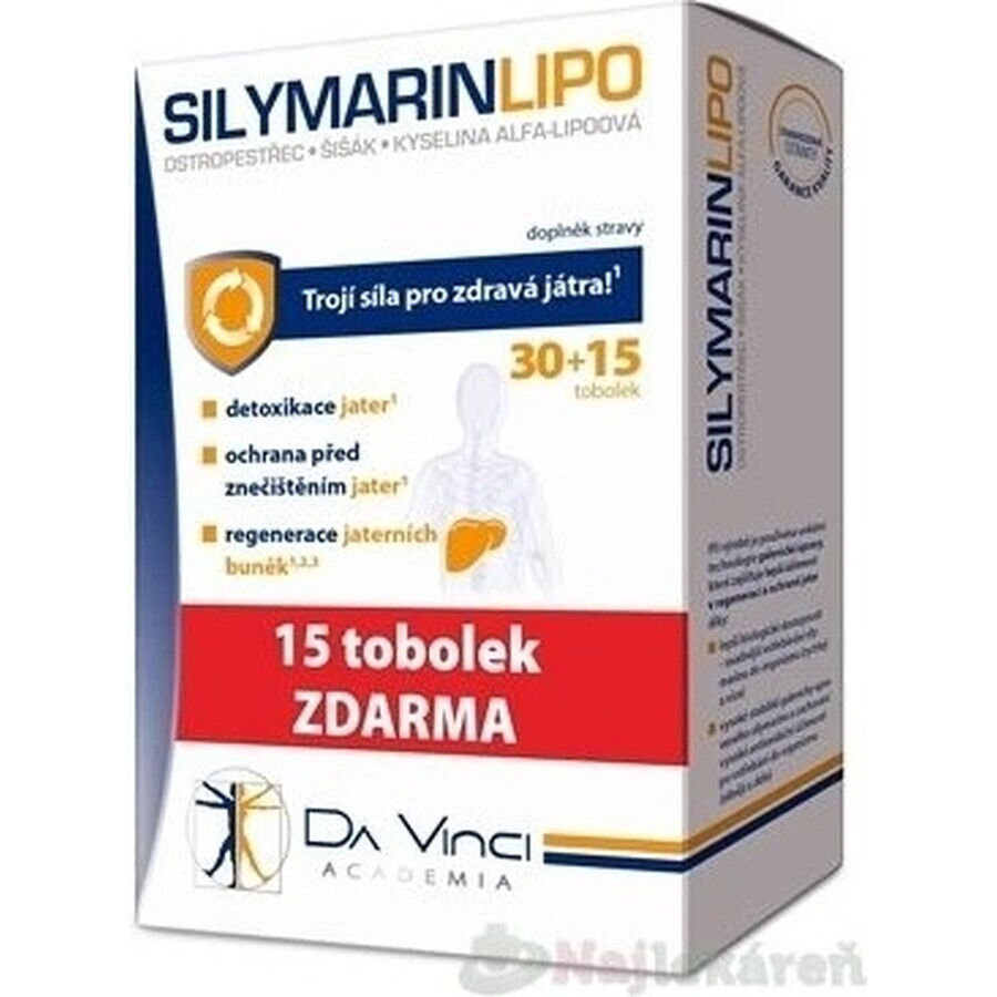 SILYMARIN LIPO - Da Vinci Academia 1×30+15 tbl