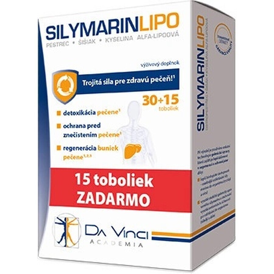 SILYMARIN LIPO - Da Vinci Academia 1×30+15 tbl