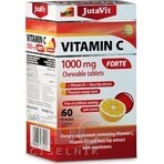 JutaVit Vitamina C 1000 mg FORTE 1×60 uds, comprimidos masticables con vitamina D3 JutaVit Vitamina C 1000 mg FORTE 1×60 uds, comprimidos masticables con vitamina D3