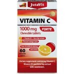 JutaVit Vitamina C 1000 mg FORTE 1×60 uds, comprimidos masticables con vitamina D3 JutaVit Vitamina C 1000 mg FORTE 1×60 uds, comprimidos masticables con vitamina D3