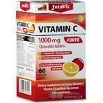 JutaVit Vitamina C 1000 mg FORTE 1×60 uds, comprimidos masticables con vitamina D3 JutaVit Vitamina C 1000 mg FORTE 1×60 uds, comprimidos masticables con vitamina D3