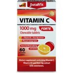 JutaVit Vitamina C 1000 mg FORTE 1×60 uds, comprimidos masticables con vitamina D3 JutaVit Vitamina C 1000 mg FORTE 1×60 uds, comprimidos masticables con vitamina D3