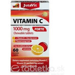 JutaVit Vitamina C 1000 mg FORTE 1×60 uds, comprimidos masticables con vitamina D3 JutaVit Vitamina C 1000 mg FORTE 1×60 uds, comprimidos masticables con vitamina D3