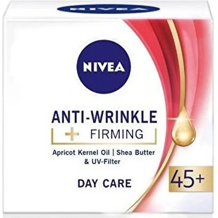 NIVEA 45+ Anti-Falten straffende Tagescreme 1×50 ml