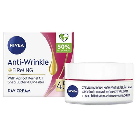 NIVEA 45+ Anti-Falten straffende Tagescreme 1×50 ml