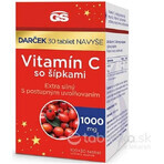 GS Vitamina C1000 con escaramujo 1×130 tbl, complemento alimenticio GS Vitamina C1000 con escaramujo 1×130 tbl, complemento alimenticio