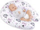 Breastfeeding pillowcase 665/024 animals on a cloud