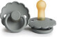 FRIGG Daisy French gray rubber pacifier, 0-6m 1&#215;1 pc, pacifier