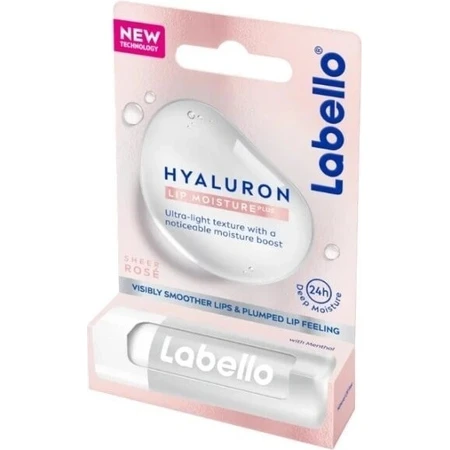 Labello Lippenbalsem Hyaluron Roos 1×5,2 g, lippenbalsem