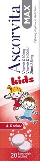 Ascorvita MAX children 4-6 years 1&#215;20 tbl, food supplement