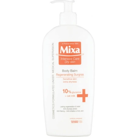 Mixa Baume surgras régénérant pour le corps 1×400 ml, lait régénérant pour le corps