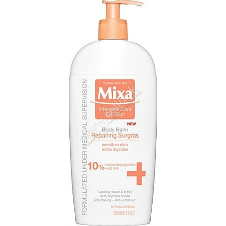 Mixa Baume surgras régénérant pour le corps 1×400 ml, lait régénérant pour le corps