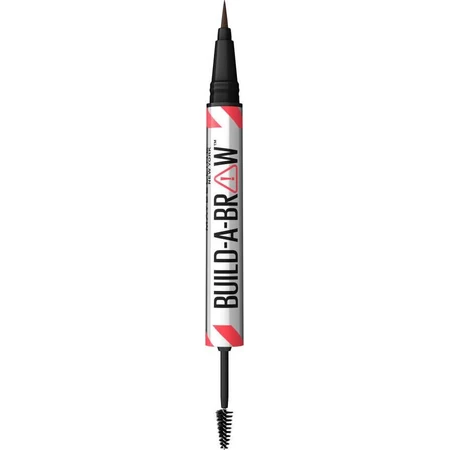 Maybelline New York Build A Brow 260 Deep Brown 1×1 Marqueur et gel à sourcils 1×1, Marqueur et gel à sourcils