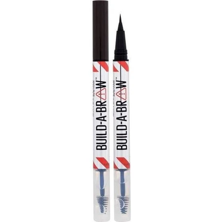 Maybelline New York Build A Brow 260 Deep Brown 1×1 Marqueur et gel à sourcils 1×1, Marqueur et gel à sourcils