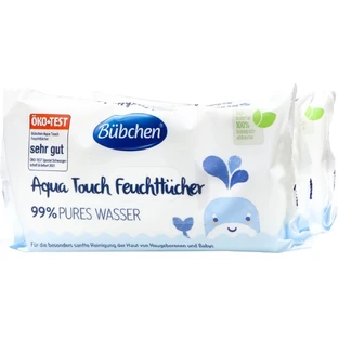 Bübchen Feuchttücher für Kinder, 99% Wasser 3×48 Stück, Feuchttücher