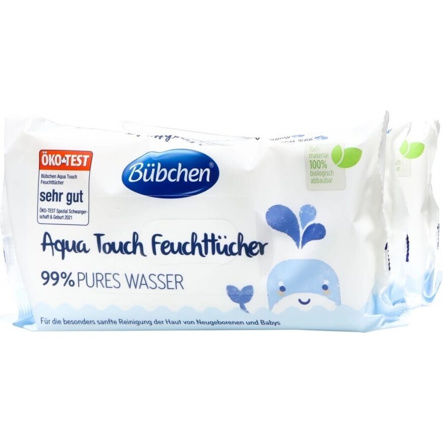 Shop Bübchen Feuchttücher für Kinder, 99% Wasser 3×48 Stück, Feuchttücher Bübchen Feuchttücher für Kinder, 99% Wasser 3×48 Stück, Feuchttücher