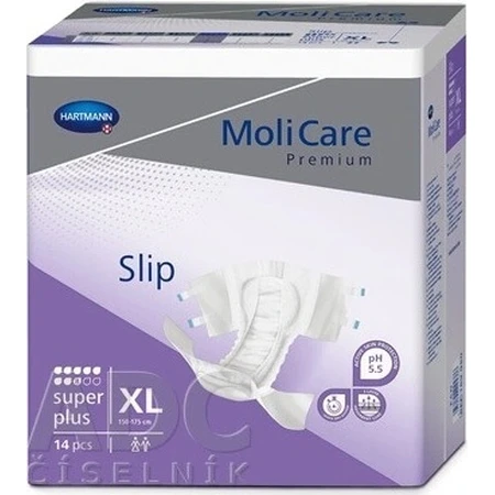 MoliCare Premium Slip Super plus 8 gotas XL 1×14 unidades, braguitas para incontinencia