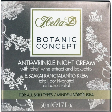 Helia_D Botanic Concept Anti-Rimpel Nachtcrème 1×50 ml, anti-rimpel nachtcrème