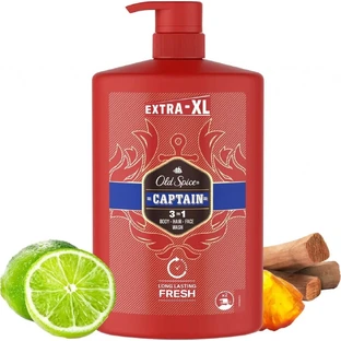 Old Spice SG 1l Captain 1×1000ml Captain 1l, shampoo en douchegel voor mannen