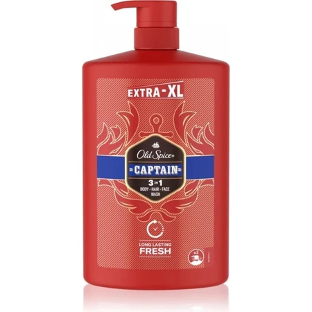 Old Spice SG 1l Captain 1×1000ml Captain 1l, shampoo en douchegel voor mannen