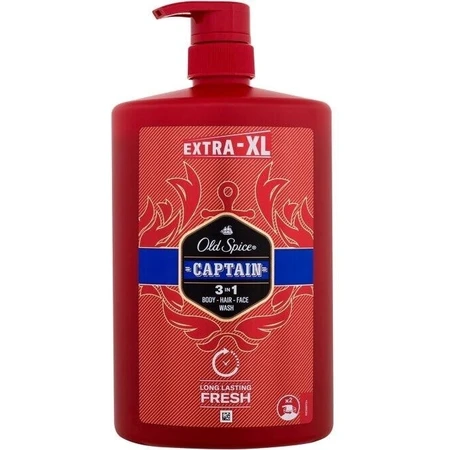 Old Spice SG 1l Captain 1×1000ml Captain 1l, shampoo en douchegel voor mannen